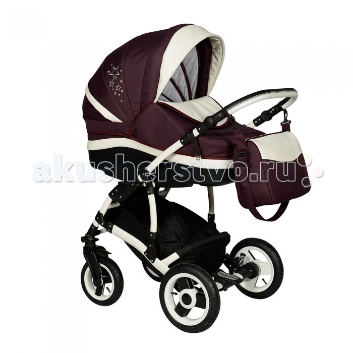 Коляска Indigo Mathis 2 в 1Mathis 2 в 1 Коляска Indigo Mathis 2 в 1Mathis 2 в 1Indigo Mathis 2 в 1 - стильная коляска с удлиненной рамой для большей устойчивости на дороги и крутых спусков с бордюров. Шасси: легкое и прочное надувные колеса передние поворотные колеса с возможностью фиксации пружинный механизм амортизации центральный тормоз при необходимости можно нажать одной ногой регулируемая высота ручки тканевая корзина для покупок Люлька: внутренняя обивка люльки состоит из 100% хлопка надёжная, пластиковая, вентилируемая большой капюшон с козырьком и вентиляционным окошком утепленный чехол на люльку с высоким бортом бесшумное опускание капюшона функция укачивания Прогулочный блок: теплый чехол на прогулочный блок спинка регулируется в 4-х положениях, включая горизонтальное подножка регулируется в 4-х положениях 5-точечные ремни безопасности с мягкими плечевыми накладками капюшон съёмный, легко снимается и одевается на прогулочный блок В комплекте: хлопковый матрасик теплая накидка на ножки сумка для мамы дождевик москитная сетка Диаметр колес: 29 см, 23 см. Габариты собранной рамы – 102х60х117 см. Спальное место: 73x33x24 см. Вес с размещенной на каркасе люлькой - 13.3 кг.<br>