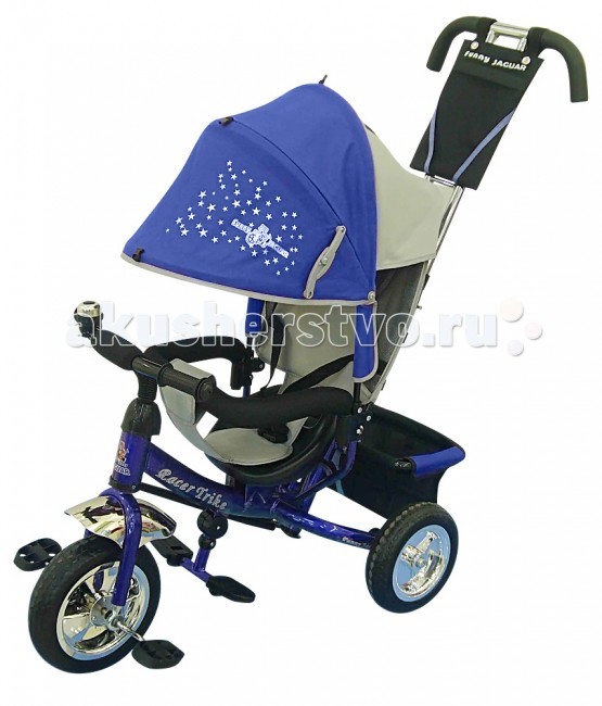 Велосипед трехколесный Jaguar Lexus Racer Trike MS-0630Lexus Racer Trike MS-0630 Велосипед трехколесный Jaguar Lexus Racer Trike MS-0630Lexus Racer Trike MS-0630Велосипед трехколесный Jaguar Lexus Racer Trike MS-0630 позволяет ребенку наслаждаться прогулкой и самому участвовать в управлении. Особенности: С колясочной крышей На полиуретановых колесах С новой облегченной формой колесных дисков – настоящее спасение для мам с маленькими детьми Главное место для ребенка – анатомическое кресло, дополненное специальным чехлом из ткани. Данный чехол выступает страховкой для маленьких ребят, так как имеет разделитель для ног Предусмотрен защитный поручень с мягкой накладкой Велосипед дополнен подголовником, позволяющим ребенку отдыхать во время движения Для солнечной погоды имеется складной козырек Производитель предусмотрел и удобство управления велосипедом для родителей. Надежная хромированная ручка позволяет с легкостью управлять велосипедом, за счет поворота переднего колеса и задавать направление движения<br>