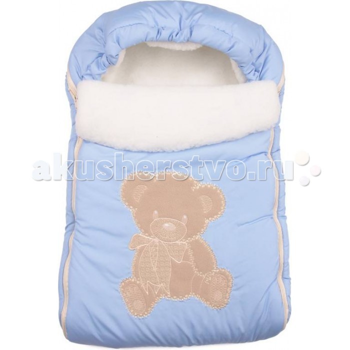 Зимний конверт Leader Kids с аппликациейс аппликацией Зимний конверт Leader Kids с аппликациейс аппликациейПревосходный конверт для холодного времени года. Ткань верха плащевка, а подкладка мех на трикотажной основе. Нижняя часть конверта отстегивается – таким образом можно легко регулировать длину конверта - от роста новорожденного и далее. Овчина не даст вашему малышу замерзнуть. Конверт выполнен в приятных тонах. Оригинальный детский конверт создан, чтобы дарить ощущение комфорта, тепла и уюта вашему новорожденному малышу. Замечательный выбор для выписки малыша зимой.<br>