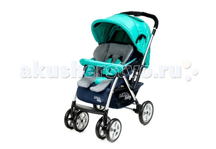 Прогулочная коляска Liko Baby AU 258AU 258 Прогулочная коляска Liko Baby AU 258AU 258Liko Baby AU 258 - прогулочная коляска для динамичных и молодых родителей. Характеристики: Блокировка тормозом двух задних колёс одновременно, амортизаторы на задних и передних колёсах Удобный механизм складывания и раскладывания (имеется кнопка на ручке коляски) Поворотные передние колёса с опцией их блокировки в направлении для движения прямо Пятиточечная система ремней безопасности Козырёк от солнца и дождя Дождевик Перекидная ручка 2 положения наклона спинки Регулируемая подножка Съемный мягкий вкладыш Багажная корзина Устойчивость в сложенном виде Современный дизайн Размер в сложенном виде (ВхШхД): 48 x 60 x 92 см; Угол наклона спинки 180 Ширина рамы 60 см Размеры коробки: 38 x 60 x 62 см. В сложенном виде коляска имеет небольшие габариты, что позволяет её перевозить в багажнике автомобиля и других видах общественного транспорта В комплекте: солнцезащитный козырек, дождевик, корзина для покупок, полог, матрасик.<br>