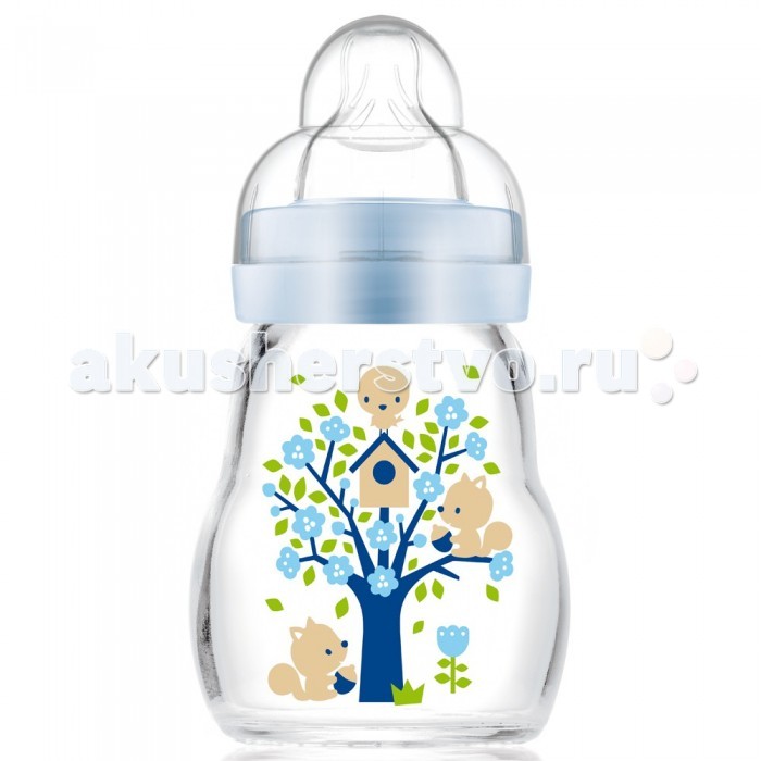 Бутылочка MAM Feel Good Bottle стекло Anti-Colic 170 млFeel Good Bottle стекло Anti-Colic 170 мл Бутылочка MAM Feel Good Bottle стекло Anti-Colic 170 млFeel Good Bottle стекло Anti-Colic 170 млС бутылочкой Anti-Colic даже новорожденный малыш чувствует себя прекрасно. Стеклянная бутылочка MAM Feel Good изготавливается из термостойкого стекла класса премиум: так что ее можно нагревать без опасений, она быстро охлаждается, ее можно мыть в посудомоечной машине и стерилизовать при высокой температуре. На задней части бутылочки имеется отчетливая шкала, позволяющая производить точное дозирование. Ее можно в любой момент простерилизовать в микроволновой печи – быстро и без дополнительного стерилизатора. Для этого достаточно налить чуть-чуть воды, поставить в микроволновую печь на несколько минут. И всё – бутылочка стерильно чиста! Специалисты MAM разработали соску, с которой переключение между мамой и МАМ происходит особенно легко. Потому что она осязается как шелковисто-мягкая и приятная, нет ничего лучше ее после мамы. В этом и заключается уникальность MAM Silk Teat®. Эргономичная форма – бутылочку удобно держать. Очень широкое отверстие – в бутылочку легко наливать жидкость, ее удобно чистить. MAM Silk Teat® – шелковисто-мягкая поверхность, удобство в использовании.<br>