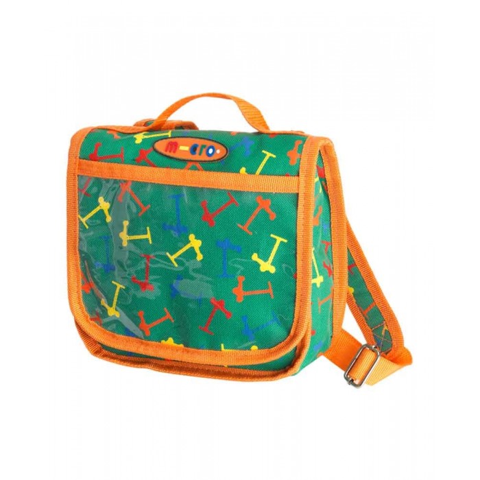 Micro Сумка на самокат RucksackСумка на самокат Rucksack Micro Сумка на самокат RucksackСумка на самокат RucksackКомпактная, но вместительная сумочка предназначена для крепления на рулевую стойку самокатов Micro серии Mini и Maxi. Изделие изготовлено из прочного синтетического материала, устойчивого к загрязнениям, влаге и дорожной пыли. Сумочка снабжена регулируемыми ремнями, благодаря которым ее можно использовать в качестве рюкзака. В комплекте поставляются крепежи для рулевой стойки, изготовленные из прочного пластика, а также ручки для переноски в руках. Сумка для самоката надежно закрывается крышкой-клапаном, на которой предусмотрен карман для мелочей: в него без труда поместится расческа, носовой платок или конфеты. Изделие может использоваться как детьми, так и кикбордистами-подростками. Сумочка обладает ярким дизайном, эргономичной конструкцией. Она дополняет и украшает собой самокат, кроме того, повышает комфорт ездока. По периметру сумочка и ручки обшиты плотной тесьмой, которая препятствует деформации изделия, придает конструкции необходимую жесткость. К достоинствам модели Micro можно отнести долговечность: материал, из которого изготовлена сумочка, обладает высокой износостойкостью. Размер 19 х 19 х 3 см<br>