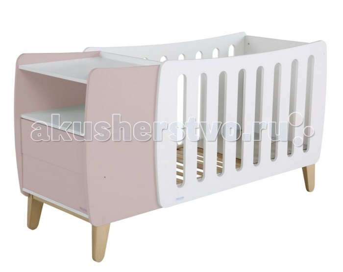 Детская кроватка Micuna Harmony Plus Relax 120x60Harmony Plus Relax 120x60 Детская кроватка Micuna Harmony Plus Relax 120x60Harmony Plus Relax 120x60Micuna Harmony: новый взгляд на привычные вещи Для тех, кто любит всё необычное и готов экспериментировать при оформлении детской комнаты, испанские дизайнеры Micuna предлагают новую кроватку Harmony. Micuna Harmony – это современный подход к интерьеру, необыкновенно стильное и функциональное решение. Кроватка-трансформер в первые месяцы жизни малыша станет для него уютной колыбелькой – в маленьком пространстве новорождённые чувствуют себя значительно комфортнее, чем в детских кроватках стандартных размеров. Удобная тумба, в которой можно хранить постельные принадлежности и детские вещи, входит в конструкцию Micuna Harmony. Когда ребёнок чуть подрастает и ему необходимо больше места, тумбочка убирается и становится самостоятельным предметом мебели, а колыбель превращается в полноценную детскую кровать. Micuna Harmony – это современно и удобно. Кроватки испанской компании Micuna изготавливаются в Валенсии из экологически чистых материалов. В первую очередь, это бук – традиционное дерево для мебели и музыкальных инструментов. Элементы из МДФ – материала, созданного без применения эпоксидных смол и фенола на основе природного полимера лигнина, дополняют конструкцию. Краски и лак, которыми покрывают кроватки, приготовлены из натуральных компонентов и не создают вредных испарений. Relax: ещё больше безопасности для Вашего малыша Micuna, стремясь к постоянному развитию, всегда идёт в ногу со временем. Удачное сочетание многолетнего опыта и самых современных разработок позволяет компании Micuna находить новые решения для обеспечения максимальной безопасности и комфорта своих маленьких клиентов. Не секрет, что в первые месяцы серьёзный дискомфорт малышам доставляет срыгивание после грудного кормления, особенно в период болезни или простуженного состояния. В этих случаях педиатры советуют немного приподнимать матрас – это поможет предотвратить спазмы и улучшит дыхание ребёнка. Специально для этого компания Micuna разработала систему Relax, которая характеризуется своей удивительной простотой. Теперь Вы можете регулировать уровень наклона ложа легко и быстро, не снимая матрас и постельное бельё. Преимущества Relax: облегчает дыхание малыша при простуде; снижает риск удушья в случае срыгивания; снижает накопление газов; значительно снижает риск «синдрома внезапной смерти». Основные характеристики: кроватка-трансформер: может использоваться как колыбель с пеленальным столиком, а через несколько месяцев, когда малыш подрастёт – как кроватка с отдельным пеленальным местом; система Relax – угол наклона матраса регулируется в двух положениях; ложе регулируется по высоте, можно выбрать одну из 2 позиций; неподвижные боковые бортики; используются нетоксичные краски, безвредные для малыша и родителей; закрытые шурупы и болты; движущиеся детали имеют замки безопасности; кровать статичная, на устойчивых ножках; пеленальный комод: одна открытая полочка и 2 ящика с системой «push» – открывание лёгким нажатием; поверхность комода удобно использовать в качестве пеленальной при помощи матрасика Micuna Harmony CP-1684 (приобретается отдельно); материал: бук, МДФ; дополнительный ящик для кровати НЕ предусмотрен; в комплект входит матрасик для колыбели; при помощи комплекта рам кроватку можно превратить в кровать-кушетку для подростка (дополнительная опция, приобретается отдельно). Размеры: колыбель+комод (ДхВхШ): 134х91х65,5 см; кроватка+комод (ДхВхШ): 175,2х91х65,5 см; матрас для кроватки: 117х57 см (в комплект не входит, можно приобрести дополнительно); постельные принадлежности: 120х60 см (в комплект не входят, можно приобрести дополнительно). Вес с упаковкой (брутто): 65,59 кг<br>