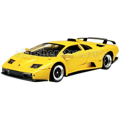 MotorMax Автомобиль 1:18 Lамborghini Diablo GTАвтомобиль 1:18 Lамborghini Diablo GT MotorMax Автомобиль 1:18 Lамborghini Diablo GTАвтомобиль 1:18 Lамborghini Diablo GTMotorMax Автомобиль 1:18 Lамborghini Diablo GT - дополните личную коллекцию итальянцем Lamborghini Diablo GT, созданным в масштабе 1:18 известным гонконгским брендом Motormax. Уникальная модель редкого автомобиля, существующего всего в 80 экземплярах, с шикарным богатым салоном и не менее очаровательным внешним дизайном. Сделанная из литого металла, машина имеет приятную тяжесть, плавно и аккуратно катится по ровной поверхности. Вы можете поворачивать руль и наблюдать за движением колес, открывать двери, багажник и капот. Играя с автомобилем, ребенок развивает мелкую моторику и воображение. Но даже в качестве неподвижной модели эта игрушка очень хороша и будет занимать достойное место на полке среди других игрушечных машин.<br>