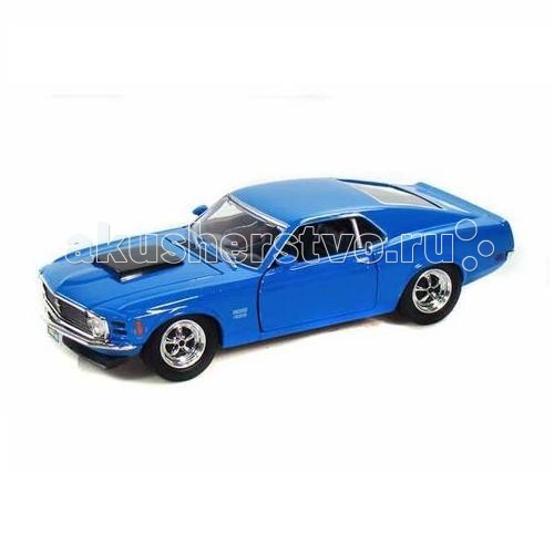 MotorMax Автомобиль 1:24 1970 Ford Mustang Boss 429Автомобиль 1:24 1970 Ford Mustang Boss 429 MotorMax Автомобиль 1:24 1970 Ford Mustang Boss 429Автомобиль 1:24 1970 Ford Mustang Boss 429MotorMax Автомобиль 1:24 1970 Ford Mustang Boss 429 - максимально соответствует настоящему автомобилю как внешне, так и внутренне: у игрушки открывающиеся двери, капот и багажник, а передние колеса поворачиваются вбок. Шины легко катаются по плоской поверхности и сделаны из натуральной резины. Интерьер внутри салона воссоздан со 100% точностью. Игра с машинкой развивает мелкую моторику и воображение, приносит настоящее удовольствие. Пожалуй, это лучший выбор для юного водителя. Сделанная из литого металла по технологии Die-Cast, маленькая копия автомобиля Ford Mustang Boss 429 понравится как ребенку, так и взрослому коллекционеру. Motormax — бренд из Гонконга, который известен пристальным вниманием к деталям, поэтому играть с маленьким экземпляром раритетного масл-кара — невероятное удовольствие. Игрушечная машина выглядит стильно, реалистично и будоражит кровь!<br>
