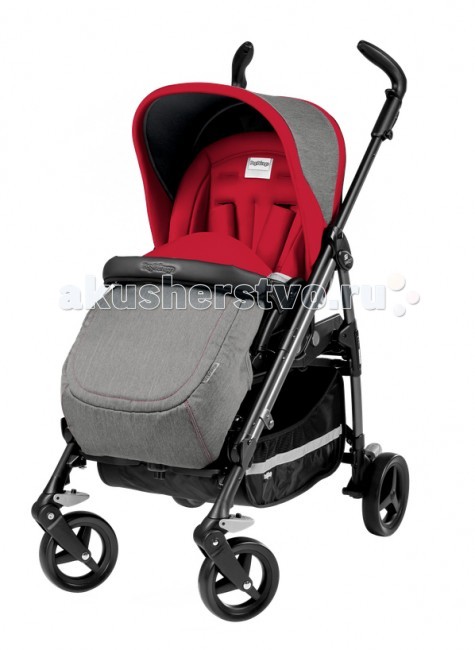 Коляска-трость Peg-perego Si Switch CompletoSi Switch Completo Коляска-трость Peg-perego Si Switch CompletoSi Switch CompletoПрогулочная коляска Peg-Perego SI Switch Completo. Это все такая же легкая прогулочная коляска-трость, практичная и удобная в эксплуатации, но с теперь и с переставным сиденьем - ребенок может видеть маму или весь остальной окружающий мир. На раму Si Switch можно поставить автомобильное кресло от 0 до 13кг Primo Viaggio SL или люльку Navetta XL. Основные характеристики: Легко управляемая коляска, с которой вы сможете отправляться в любое путешествие. Ручки регулируются по высоте. Сложенная коляска компактна и устойчива в вертикальном положении. Колеса (диаметр передних 16см, задних -18см) с амортизаторами и с 12 шарикоподшипниками. Передние колеса поворачиваются или блокируются. Угол наклона спинки регулируется в трех позициях (максимальный угол наклона - 160 градусов). Складывается одной рукой - зонтиком. 5-ти точечный ремень безопасности. Тканевые части коляски можно стирать при температуре 30°С. Капюшон с дополнительной вставкой для защиты от солнца. Удобная вместительная сетчатая корзина для покупок и игрушек. Ручка Удобная эргономичная ручка. 3 положения регулировки по высоте. Боковая ручка для переноски. Центральная ручка для складывания коляски. Колеса Передние и задние колеса снабжены пружинными амортизаторами; Передние колеса поворотные с возможностью фиксации; Диаметр передних колес 16 см, диаметр задних колес 18 см; Задние колеса с реечным тормозом. Шасси Ширина шасси 52 см. Ширина сиденья 32 см. Глубина сиденья 24 см. Шасси сделано из покрытого лаком алюминия, оно легкое и прочное. В комплект входят два ремешка, которые позволяют установить на шасси коляски автокресло Primo Viaggio SL (продается отдельно). Нет возможности установки люльки. Регулировка высоты подножки - 2 положения. Размеры и вес: В сложенном виде (ДxШхВ) 36x33х99,5см; В разложенном виде (ДxШхВ): 87х52х102см; Вес 7,5 кг;<br>