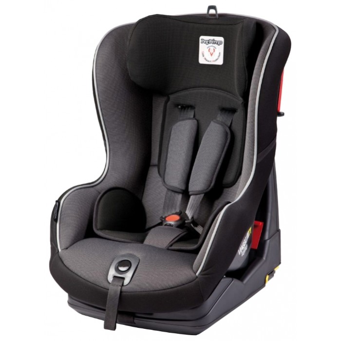 Автокресло Peg-perego Viaggio 1 Duo Fix TTViaggio 1 Duo Fix TT Автокресло Peg-perego Viaggio 1 Duo Fix TTViaggio 1 Duo Fix TTАвтокресло относится к группе I, то есть, рассчитано для детей умеющих хорошо сидеть, а значит на возраст примерно от 9-ти месяцев и до 4,5-ой лет (от 9-ти до 18-ти кг). Характеристики автокресла: одобрено европейской комиссией безопасности согласно правилам ЕЭК ООН №44 и отвечает европейским нормам безопасности согласно стандарту ECE R 44/04 структура сделана из PP-AUTO, особого полипропилена, используемого для создания защитных приспособлений для автомобиля опора для головы и анатомическая подушка сделаны из микрофибры Crystal, мягкой и дышащей ткани EPS (Expanded Polystyrene) - материал, поглощающий силу удара Ремни безопасности крепятся в 5 точках, благодаря особой системе блокировки можно менять их положение на сидении, регулируя ремни под Вашего малыша. Лямки ремней безопасности также регулируются. Плечевые накладки на ремнях. Дополнительный мягкий вкладыш для самых маленьких. Сиденье имеет 4 положения наклона, обеспечивая ребенку комфорт и отдых в самых долгих поездках, а также во время сна. Обивка съемная, допустима стирка в деликатном режиме. Крепление в автомобиле: С помощью штатных ремней в автомобиле. С помощью разъемов Isofix и Top Tether крепления Установка в автомобиле: лицом к дороге на заднем сидении автомобиля или на переднем сидении при выключенной подушке безопасности. Размеры и вес: Размеры автокресла: в 56,5 х д 62.5 х ш 44 см Вес автокресла : 11.4 кг.<br>