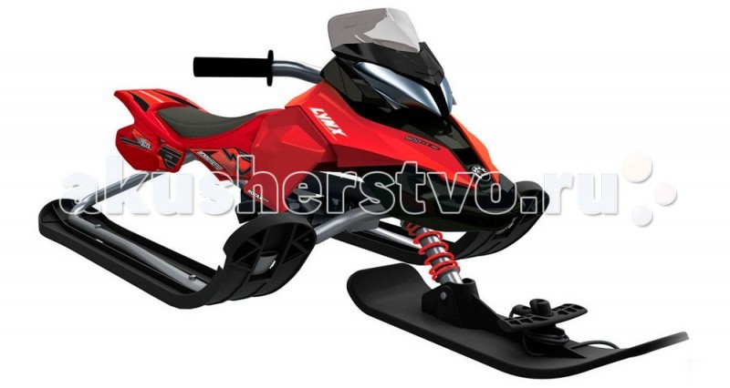 Снегокат R-Toys Snow Moto Ski Doo MXZ-XSnow Moto Ski Doo MXZ-X Снегокат R-Toys Snow Moto Ski Doo MXZ-XSnow Moto Ski Doo MXZ-XСнегокат R-Toys Snow Moto Ski Doo MXZ-X новинка 2014 года. У этой модели очень красивое матовое черное покрытие рамы. Лидеры продаж 3 сезонов — лучшие среди снегокатов! Юный гонщик на таком снегокате будет примером для любой леди, которая тоже захочет такой модный транспорт. А технические характеристики смогут успокоить родителей в безопасности этого дизайнерского чуда! Снегокат R-Toys Snow Moto Ski Doo MXZ-X поможет быстрому развитию общей моторики, приобретению навыков координации и равновесия ребенка. Ваш малыш научится контролировать ситуацию, развивать скорость, быстро тормозить и совершенствовать умение управлять этим видом транспорта. Это бесценный опыт. Особенности: С помощью новейших технологий производства ударопрочный пластик не подвержен деформации Выдерживает нагрузку до 70 кг Ее треснет на морозе Поворотный руль Управлять им очень легко Маневренность - 10 баллов МАмортизатор на передней лыже помогает на холмистых горках. Благодаря ему ребенок не ощутит неровности дороги Безопасная и современная тормозная система Регулируемое сиденье под любой рост малыша Улучшенная система рулевого управления за счет новой формы боковых лыж «Twin Tip». При повороте изогнутый край лыжи скользит быстрее по сравнению с обычной прямой лыжей, тем самым улучшается маневренность Буксировочный трос - веревка очень удобно с помощью защелки фиксируется на передней лыже. Размеры: 51 x 121 x 47 см<br>