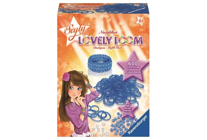 Ravensburger Набор резинок Lovely Loom 600 шт.Набор резинок Lovely Loom 600 шт. Ravensburger Набор резинок Lovely Loom 600 шт.Набор резинок Lovely Loom 600 шт.Оригинальный набор резинок Lovely Loom от Ravensburger. Благодаря этому набору вы сможете сами плести восхитительные браслеты. В комплекте: 600 резинок 50 бусин 24 застежки<br>