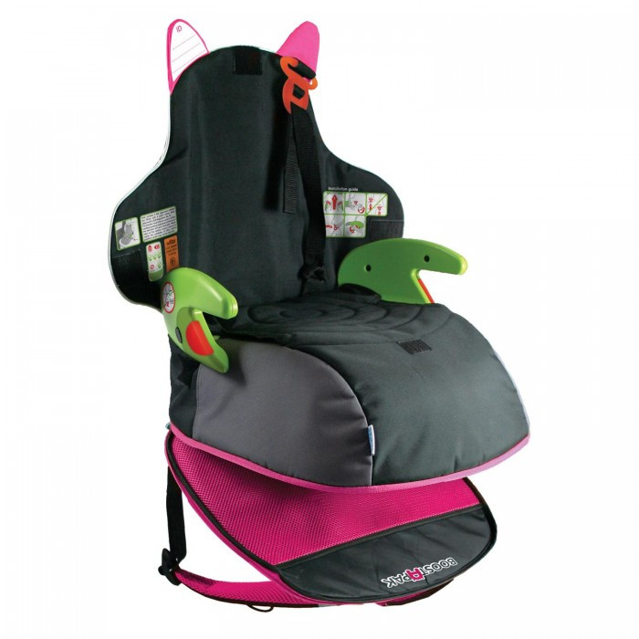 Бустер Trunki BosstApak рюкзакBosstApak рюкзак Бустер Trunki BosstApak рюкзакBosstApak рюкзакАвтокресло-рюкзак Trunki BoostApak изготовлен из жесткого пластика, при необходимости легкий, вместительный рюкзак трансформируется в детское кресло. На первый взгляд BoostApak - обычный школьный рюкзак, если не знать о его уникальной функции. Рюкзак BoostApak хорошо брать в путешествие, родителям не нужно беспокоиться о специальном автокресле для своего малыша. Детское сидение для машины всегда за плечами Вашей маленькой путешественницы! Рюкзак-кресло подходит для детей до 13 лет, ростом до 135 см и весом до 35 кг. Размеры: 46 x 20 x 30.5 см BoostApak соответствует нормативам безопасности - норматив ECE R44.04 для группы 2 и группы 3.<br>