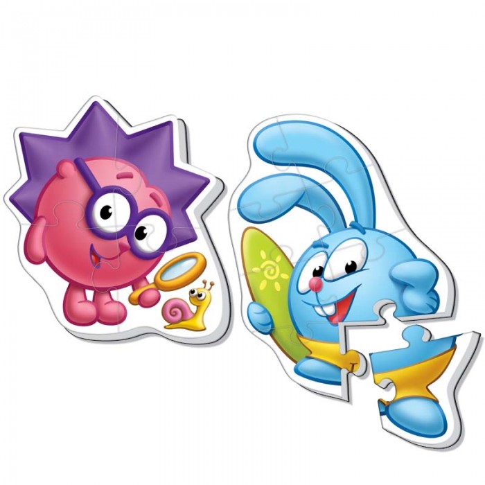Vladi toys Мягкие пазлы Baby puzzle Макси СмешарикиМягкие пазлы Baby puzzle Макси Смешарики Vladi toys Мягкие пазлы Baby puzzle Макси СмешарикиМягкие пазлы Baby puzzle Макси СмешарикиВ наборе Мягкие пазлы Baby puzzle Макси Смешарики по два любимых всеми малышами персонажа Смешариков. Крупные, объемные, мягкие детали ребенок с удовольствием соберет в целую картинку. Детали плотно прилегают друг к другу и картинка не рассыпается. Каждый пазл состоит из разного количества деталей, поэтому ребенку будет любопытно развиваться собирая картинку из 4 и 8 деталей.<br>