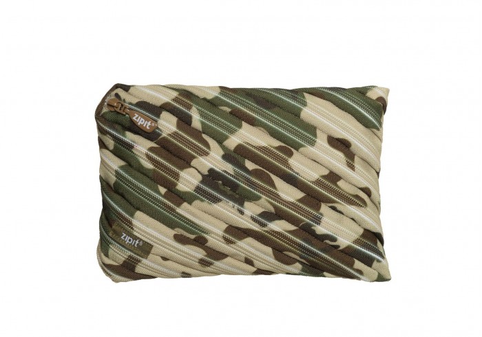 Zipit Пенал-сумочка Camo Jumbo PouchПенал-сумочка Camo Jumbo Pouch Zipit Пенал-сумочка Camo Jumbo PouchПенал-сумочка Camo Jumbo PouchZipit Пенал-сумочка Camo Jumbo Pouch для разных мелочей и для пишущих принадлежностей. Изготовлен из 1 длинной молнии. Размер: 23х2х15 см<br>