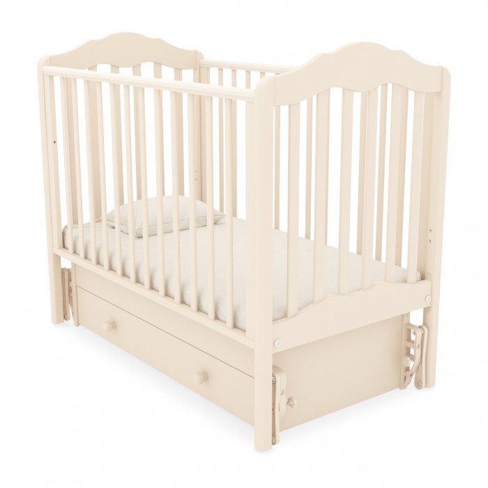 Детская кроватка Гандылян Анастасия (универсальный маятник) — Слоновая кость