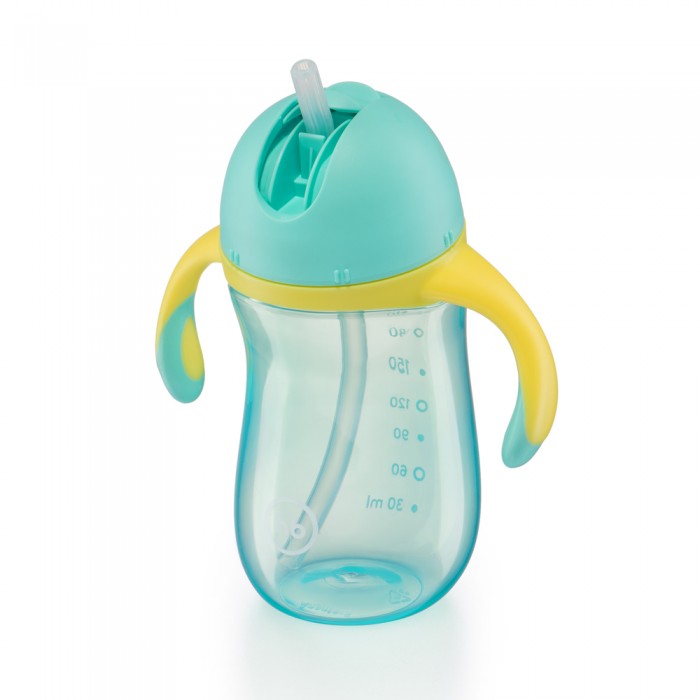 

Поильник Happy Baby Straw Feeding Cup с трубочкой и ручками
