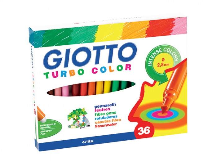 

Фломастеры Giotto Turbo Colour 36 цветов 418000