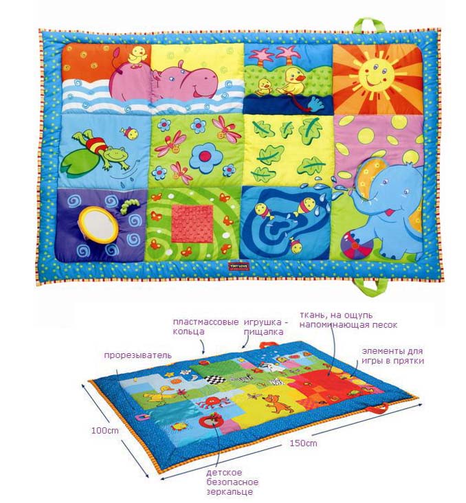 Развивающий коврик Tiny Love большой