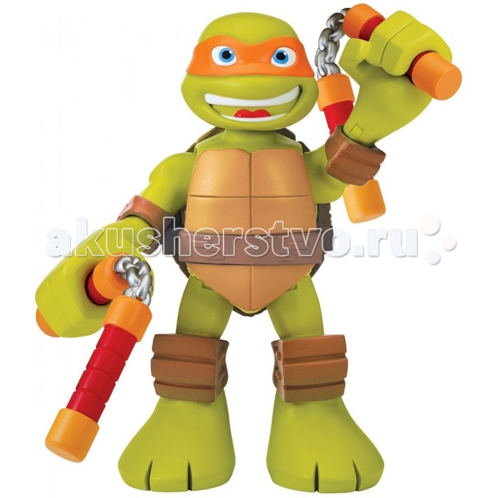 

Turtles Говорящая фигурка Черепашки-ниндзя Микеланджело Half Shell Hero 15 см