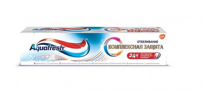 

Aquafresh Зубная паста Комплексная защита Отбеливание 100 мл