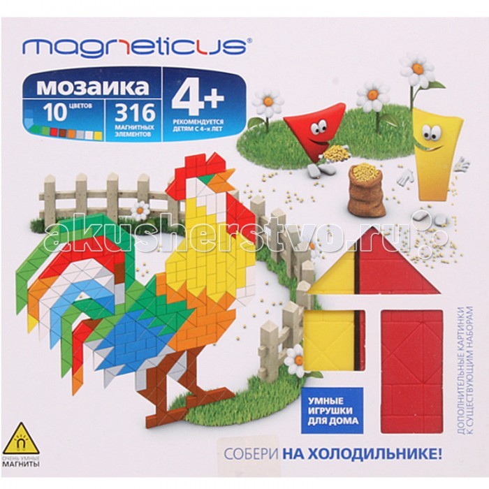 

Magneticus Магнитная мозаика Петух (316 элементов