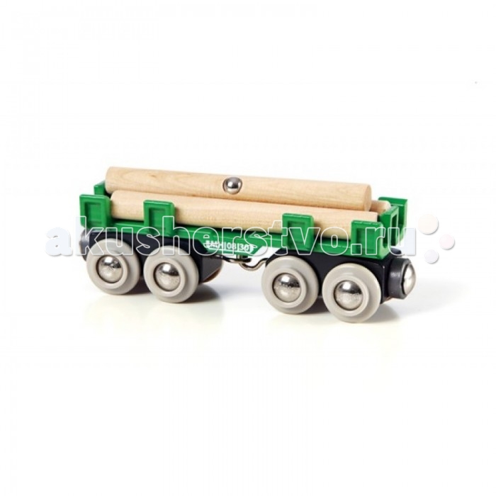

Brio Игрушка Вагон с бревнами, 4 элемента