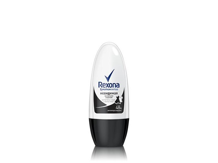 

Rexona Чистый бриллиант на черном и белом шариковый roll 50 мл