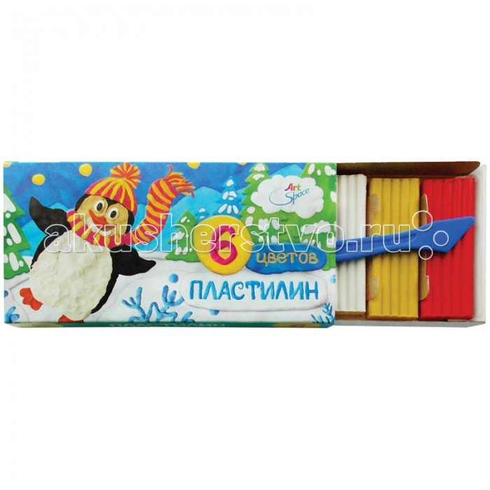 

Спейс Пластилин ArtSpace 6 цветов