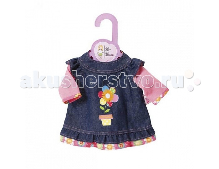 

Zapf Creation Одежда для кукол высотой 30-36 см Платье