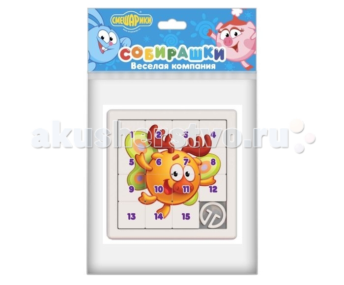 

Нордпласт Игра логическая Собирашки Смешарики Лосяш