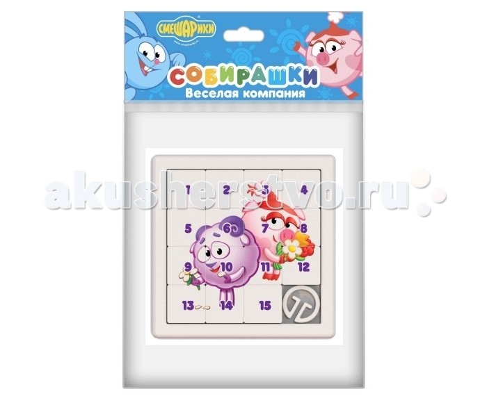 

Нордпласт Игра логическая Собирашки Смешарики Нюша и Бараш