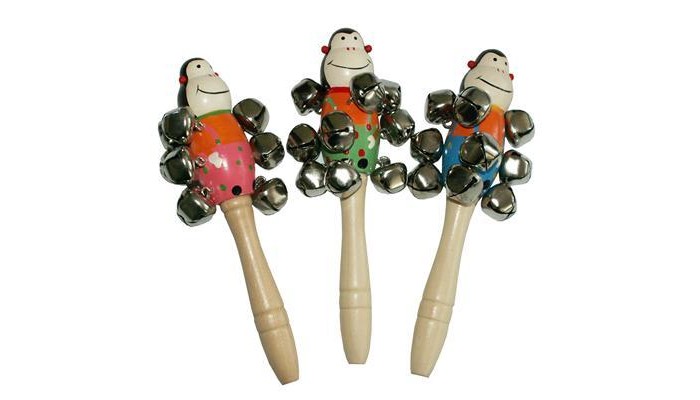 

Музыкальная игрушка QiQu Wooden Toy Factory Бубенчики Фигуры
