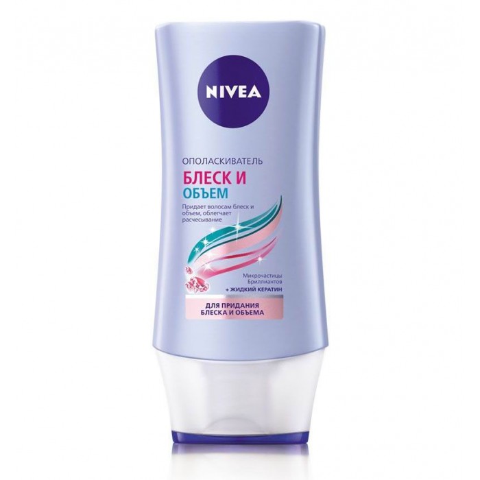 

Nivea Ополаскиватель для волос Блеск и Объем 200 мл