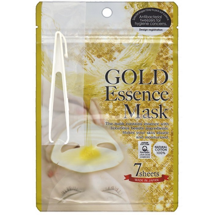 

Japan Gals Маска с экстрактом золота Gold Essence Mask 7 шт.