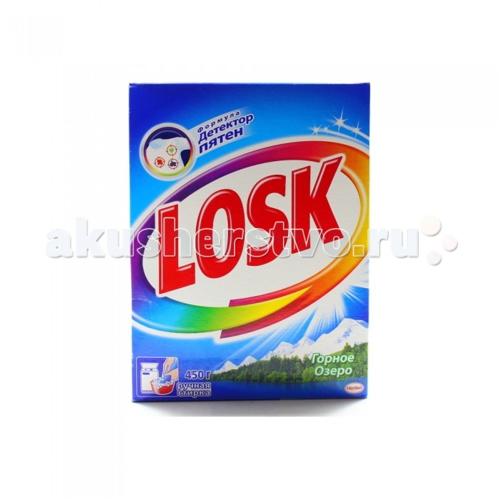 

Losk Стиральный порошок Горное Озеро Ручная стирка 450 г