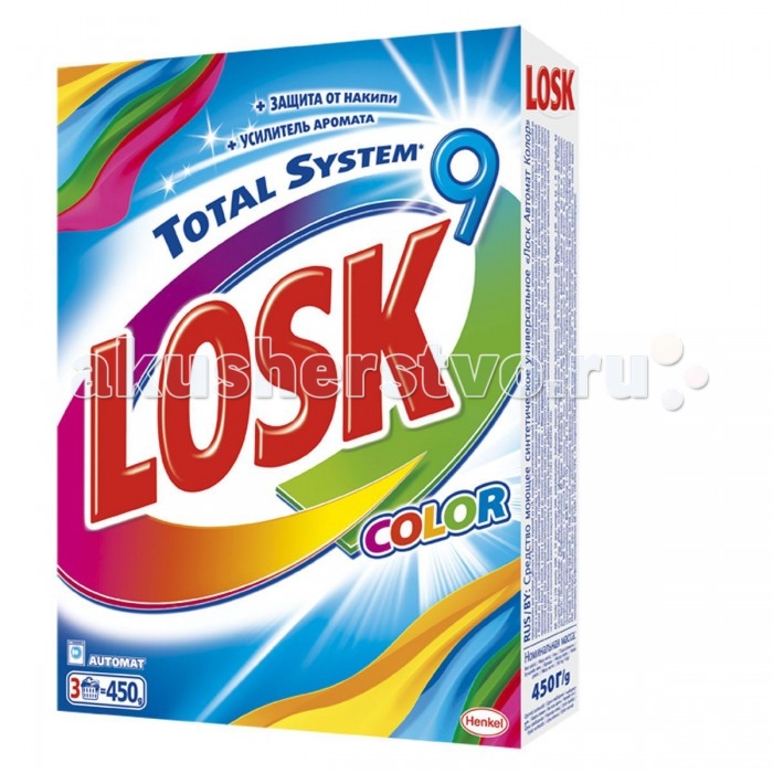 

Losk Стиральный порошок Color Автомат 450 г
