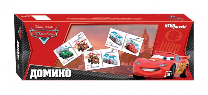 

Step Puzzle Домино Тачки 28 карточек