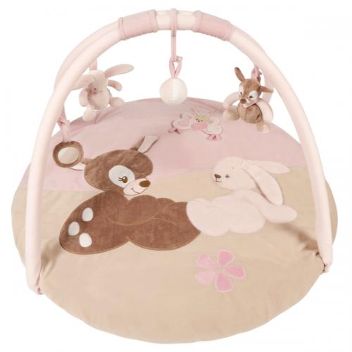 Развивающий коврик Nattou Оленёнок с зайчиком