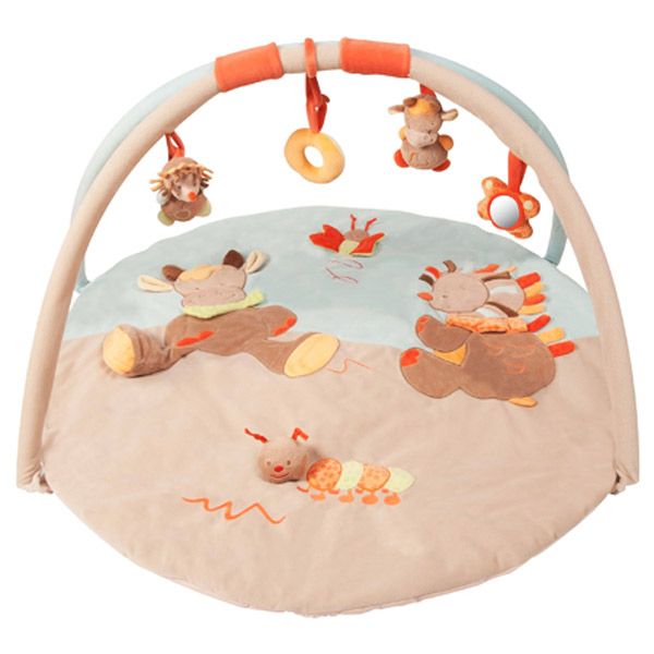 Развивающий коврик Nattou Телёнок и ёжик
