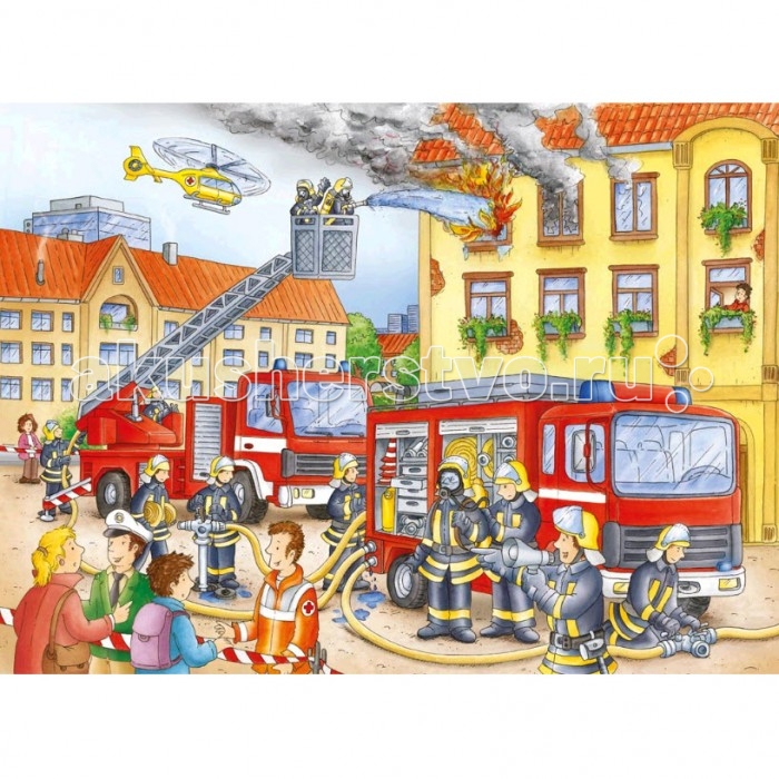 

Ravensburger Пазл На пожаре 100 элементов