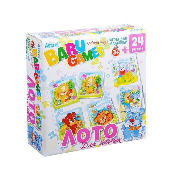 

Astrel Настольная игра Лото Для девочек