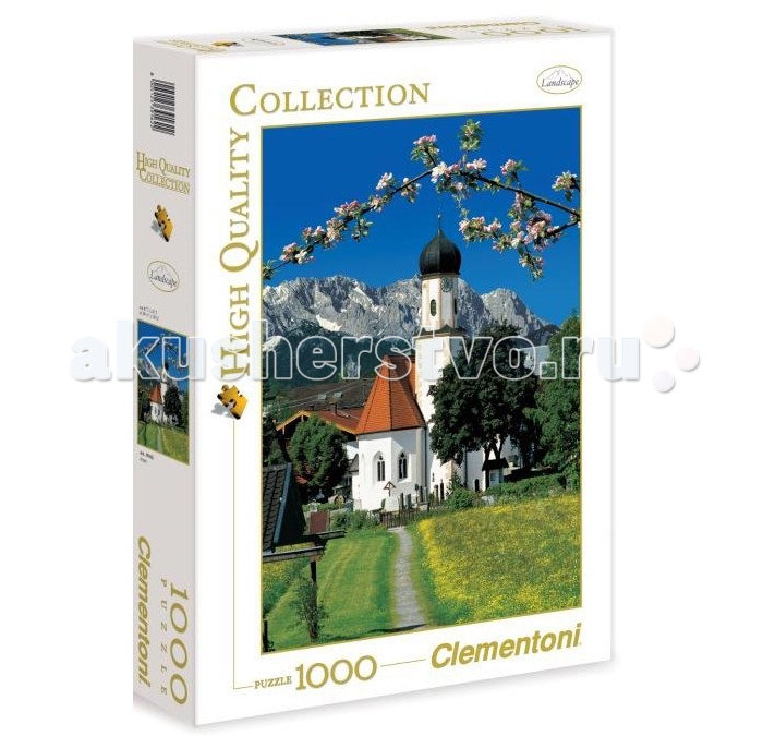 

Clementoni Пазл High Quality - Альпы, Часовня у горы Маттерхорн (1000 элементов)