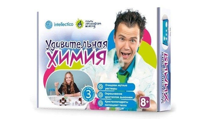 

Intellectico Набор для опытов с профессором Николя Удивительная химия