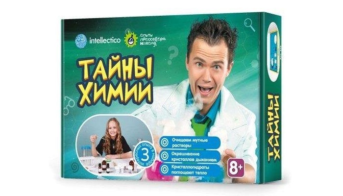 

Intellectico Набор для опытов с профессором Николя Тайны химии