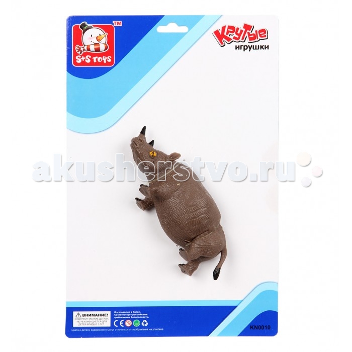 

S+S Toys Игрушка Носорог 15 см