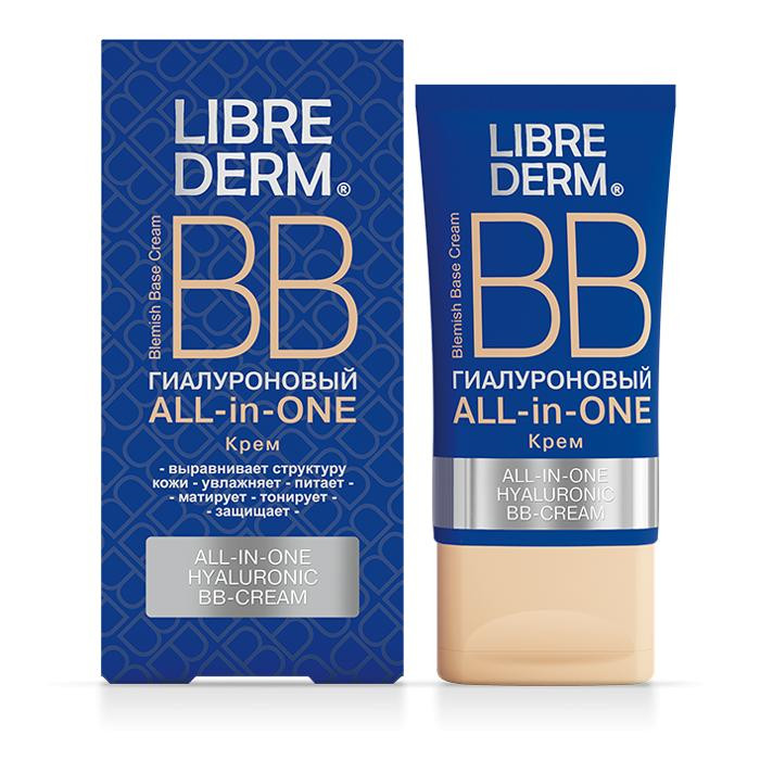 

Librederm Гиалуроновый ВВ крем All in One 50 мл