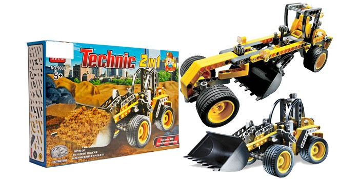 

Конструктор Education Line MotoBlock Техника Экскаватор XL 2 в 1 202 элемента
