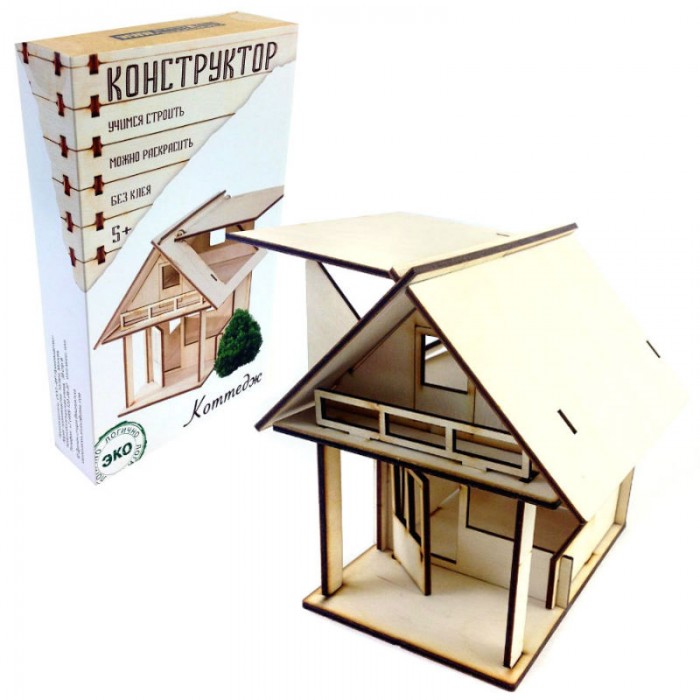 

Конструктор Model Toys Деревянный Коттедж Dom 3