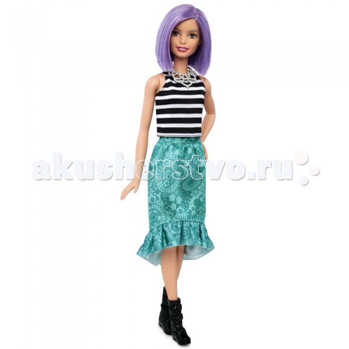 

Barbie Кукла Барби Игра с модой с фиолетовыми волосами