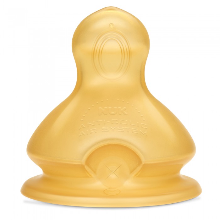 

Соска Nuk First Choice Plus антиколиковая латексная орт.формы L р-р 2