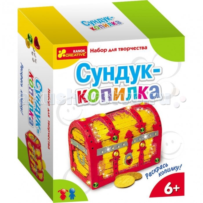 

Ранок Набор для творчества Чудеса своими руками Сундук-копилка