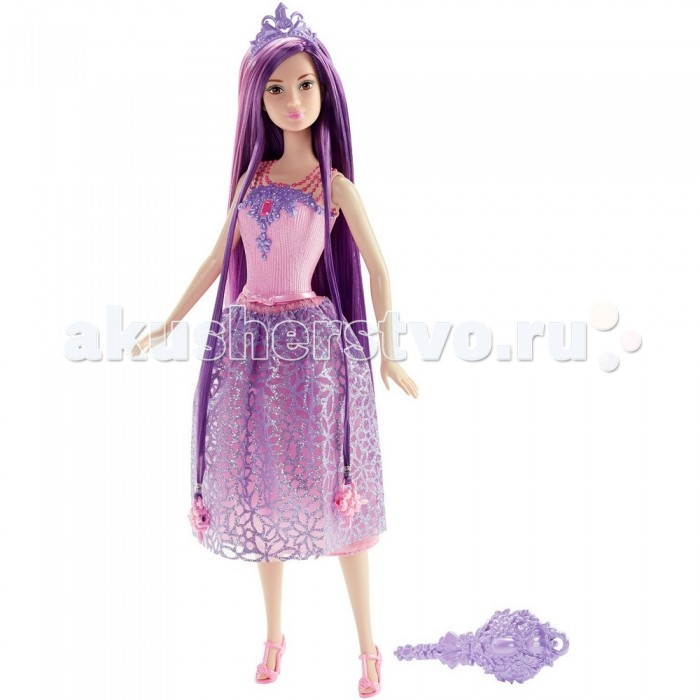 

Barbie Кукла-принцесса Барби с длинными фиолетовыми волосами